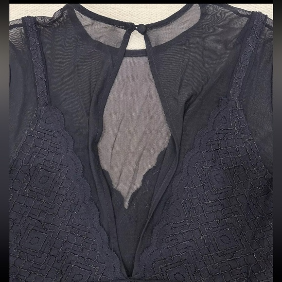 Intimately Free People Body Con Dress Long Sleeve Black Size Small - Picture 7 of 10